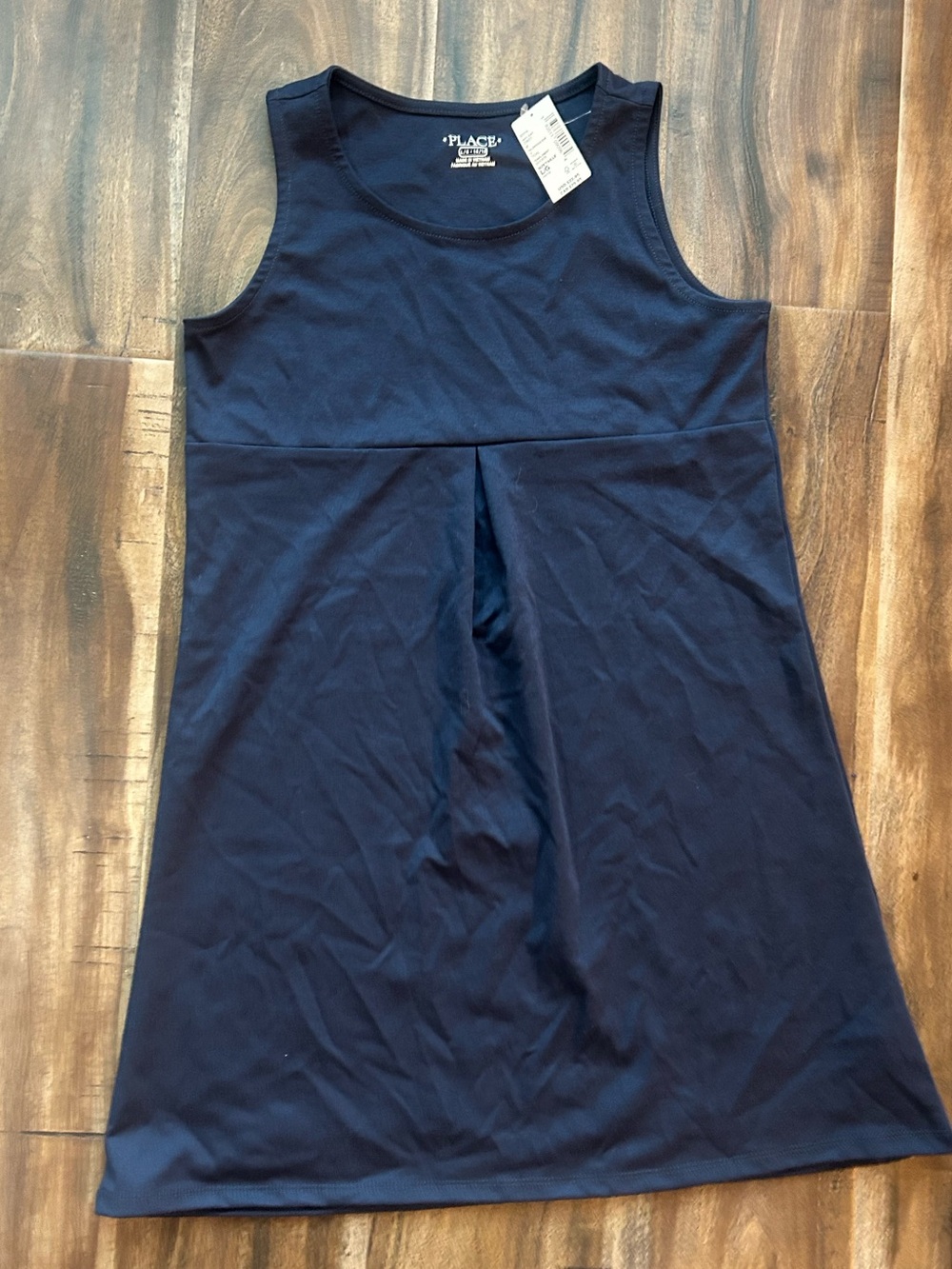 Place Navy Crewneck Tank Top